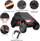 Polaris Ranger 2-Door Model Cover with Rlective Strip by Kemimoto